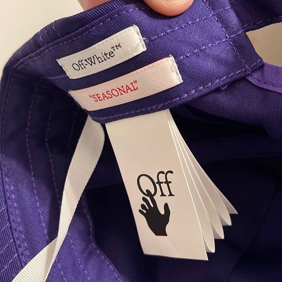 Off-White Varsity Baseball Cap/Hat - Picture 4 of 10